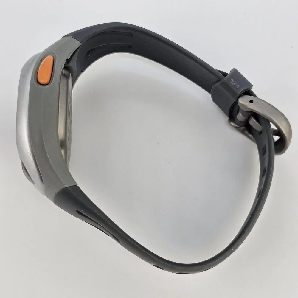 Timex Men's Digital Heart‎ Rate Monitor Watch 40MM Gray Plastic Bands Working